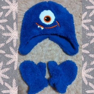 Monster Hat and Mittens Set 👾